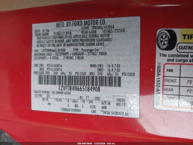 Ford Mustang V6 Image 9