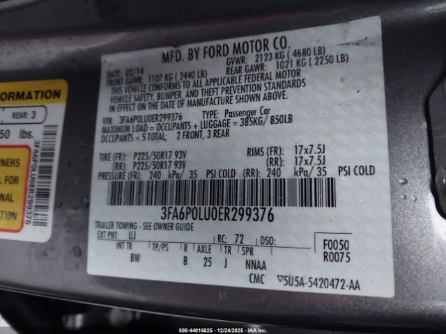 Ford Fusion Se Image 5