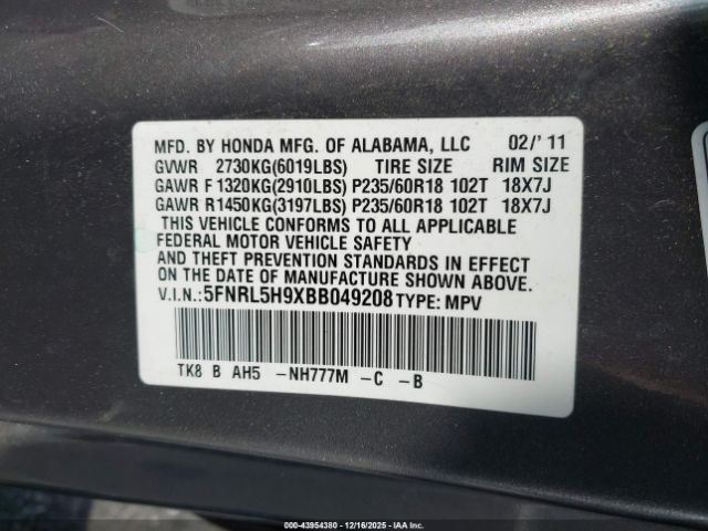 Honda Odyssey Image 4