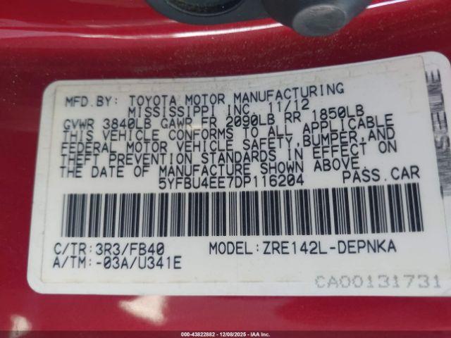 Toyota Corolla Le Image 4