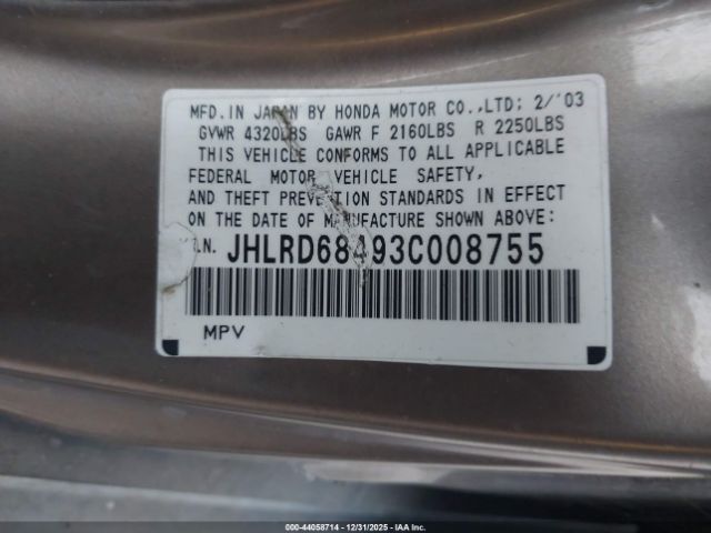 Honda CR-V Lx Image 6