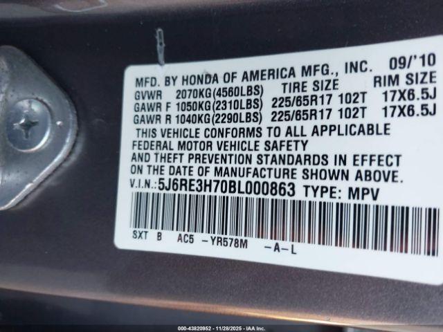 Honda CR-V Ex-l Image 9