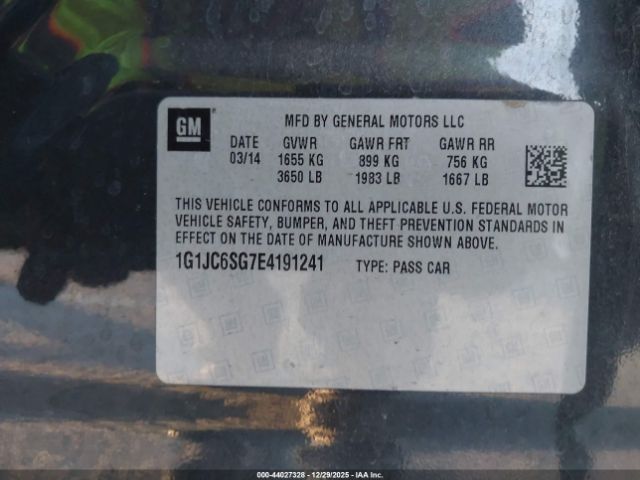 Chevrolet Sonic Lt Auto Image 4