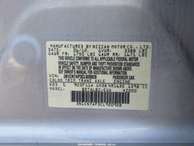 Nissan Versa 1.6 Sv Image 5