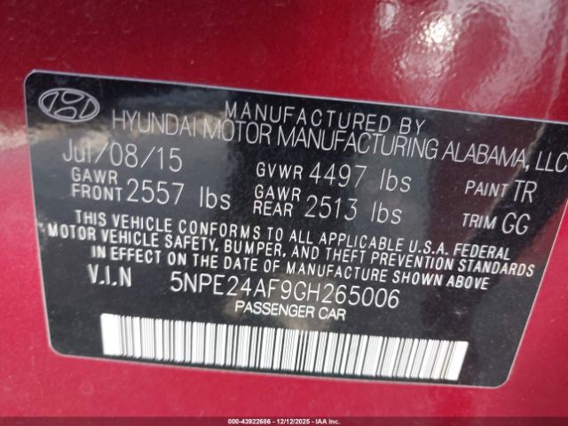 Hyundai SONATA Se Image 5