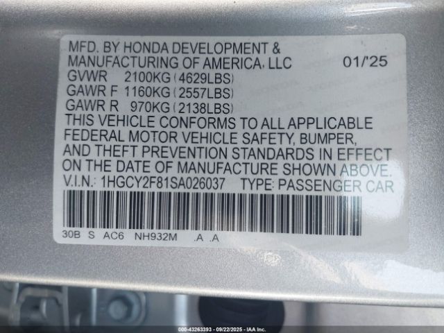 Honda Accord Touring Image 5