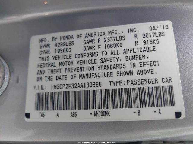 Honda Accord 2.4 Lx Image 6