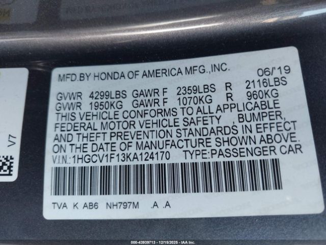 Honda Accord Lx Image 8