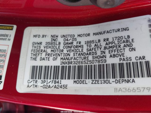 Toyota Corolla Le Image 12