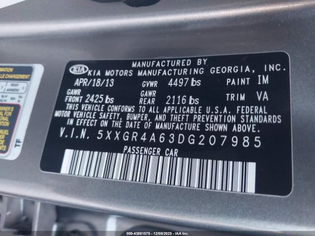 Kia Optima Sx Image 12