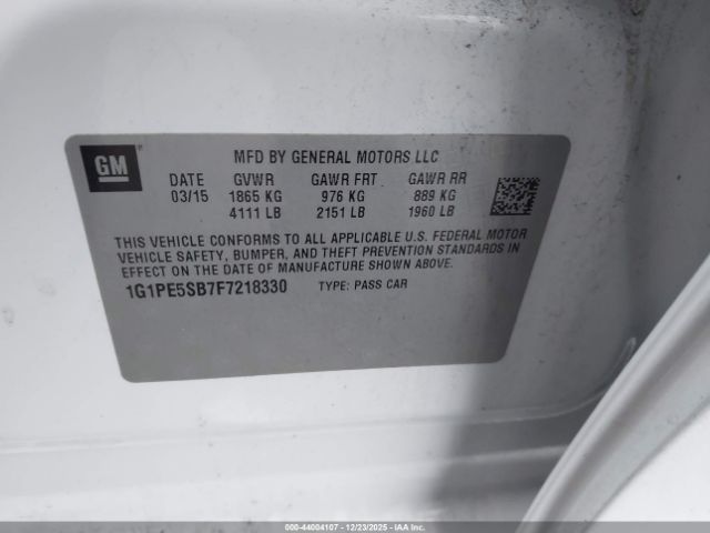 Chevrolet Cruze 2lt Auto Image 4