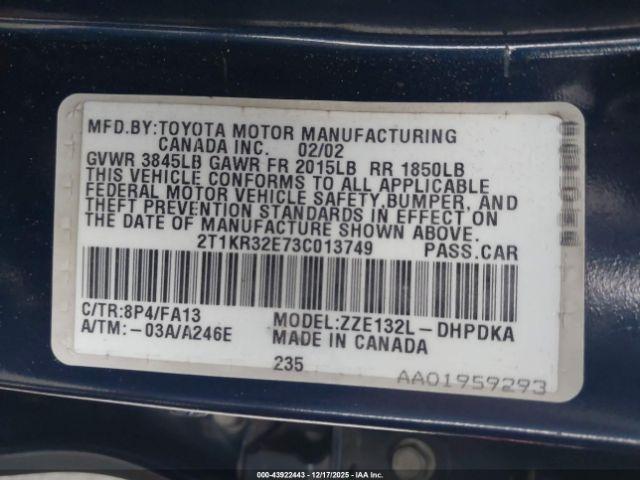 Toyota Matrix Standard Image 10