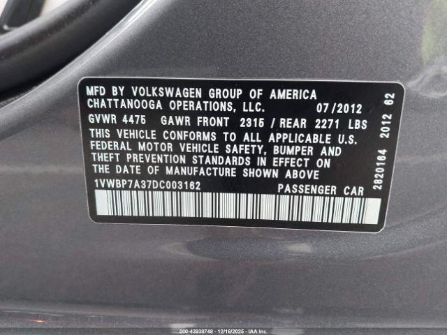 Volkswagen Passat 2.5l Se Image 9