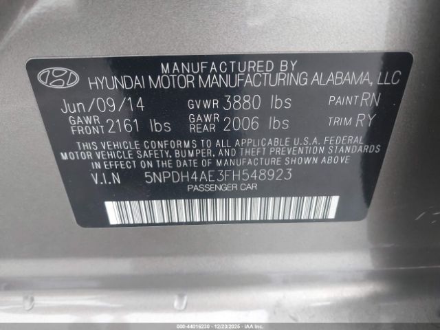 Hyundai ELANTRA Se Image 8