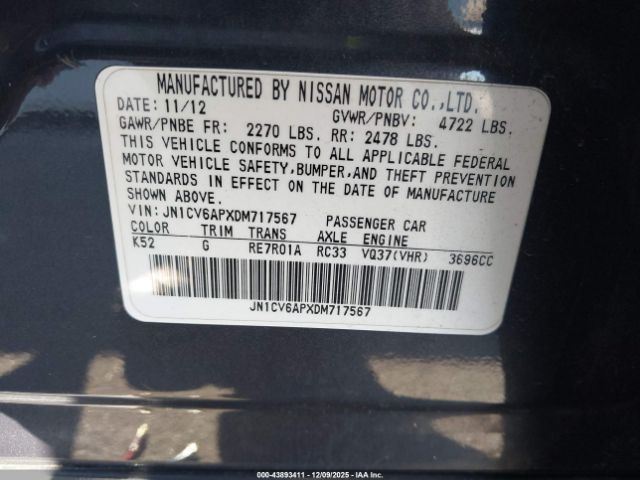 INFINITI G37 Journey Image 9