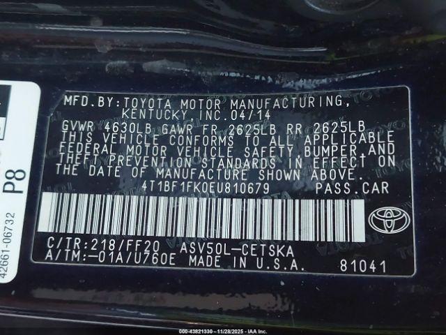 Toyota Camry Se Sport Image 7