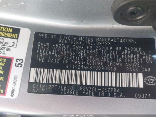 Toyota Camry Xse V6 Image 8