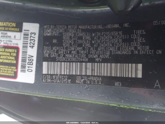 Toyota Sienna Le Image 10