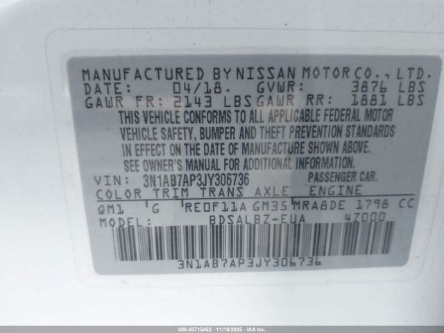 Nissan Sentra S Image 13