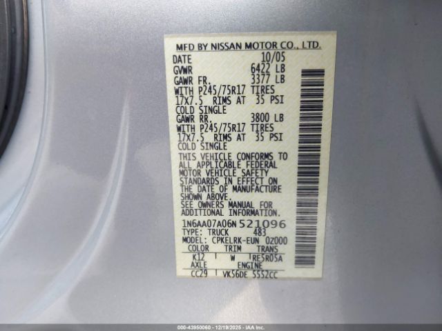 Nissan Titan Xe Image 3