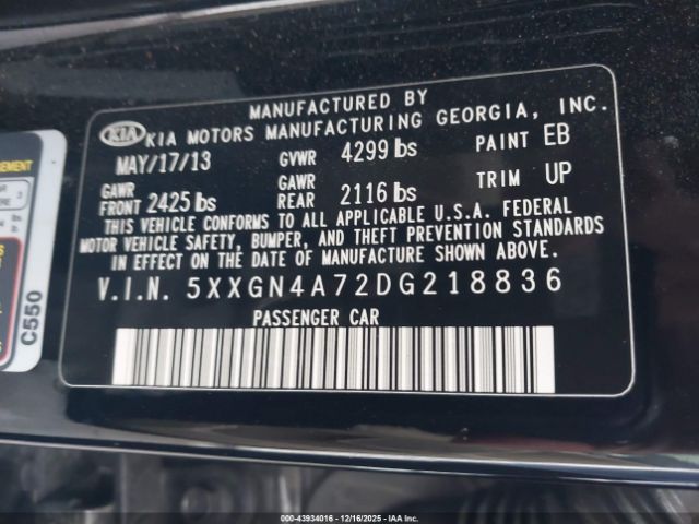 Kia Optima Ex Image 8