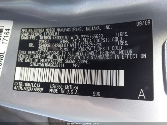 Toyota Sequoia Limited 5.7l V8 Image 6