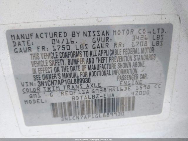 Nissan Versa Image 9