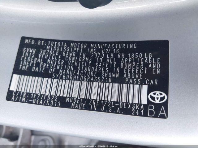 Toyota Corolla S Plus Image 7