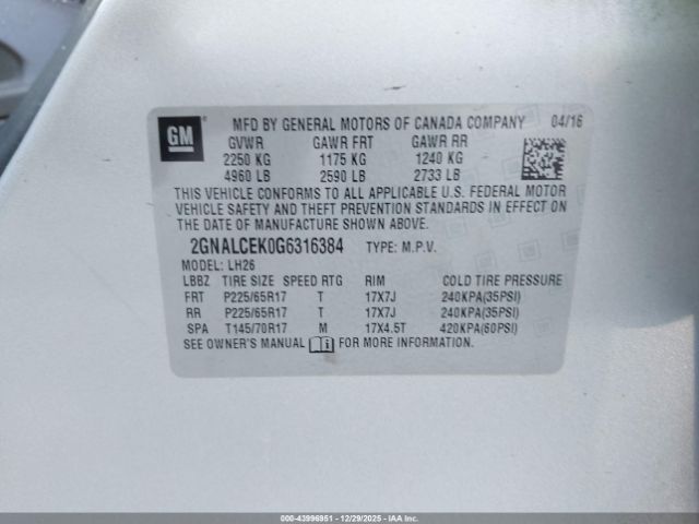 Chevrolet Equinox Lt Image 10